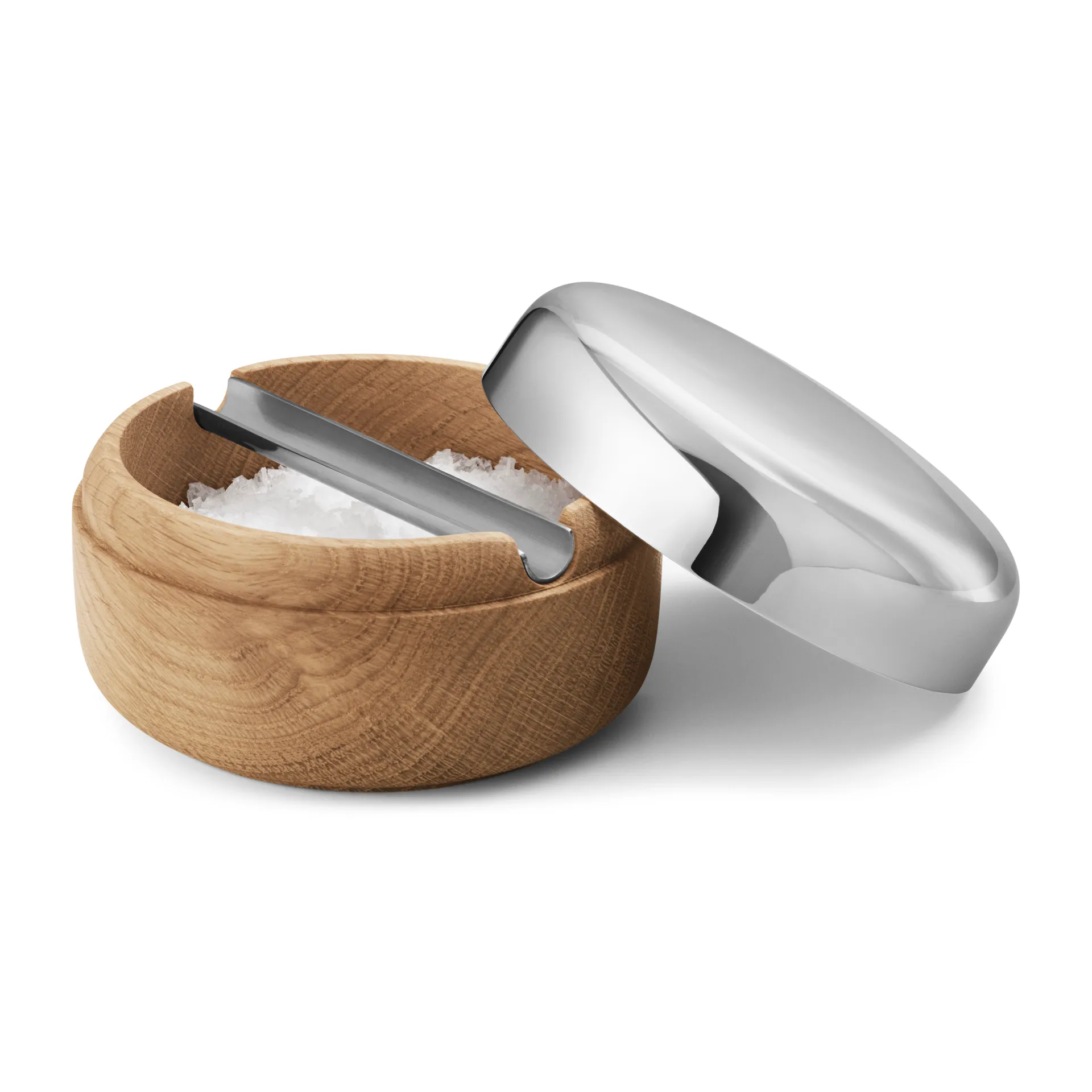 Georg Jensen Alfredo saltkar Ø8,5 cm Eg/Rustfrit stål