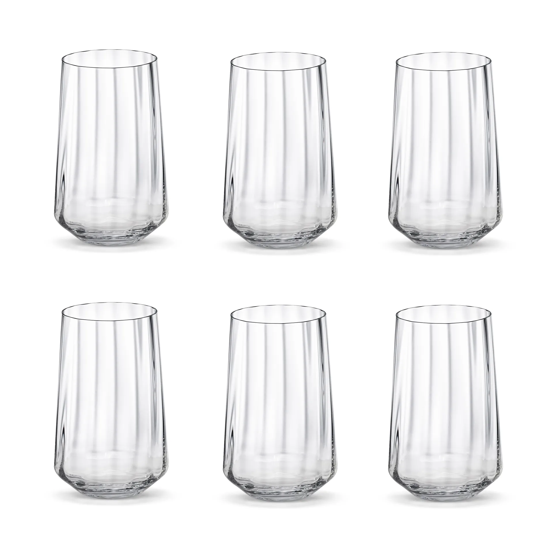 Georg Jensen Bernadotte Tumblerglas Högt 38 Cl 6-pack - Tumblerglas Kristallglas Klar