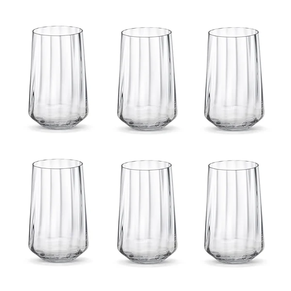 Bernadotte dricksglas högt 38 cl 6-pack, Kristallin