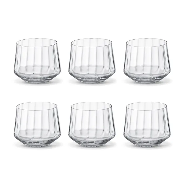 Bernadotte dricksglas lågt 25 cl 6-pack, Kristallin