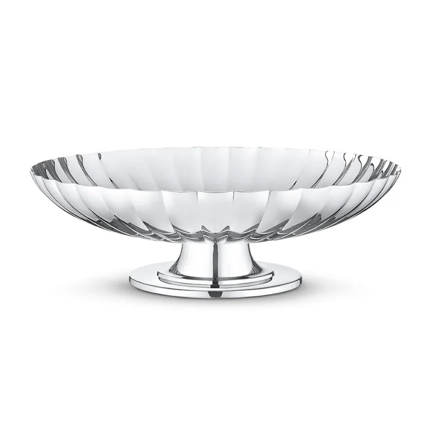 Georg Jensen - Georg Jensen Bernadotte stål fad Ø 28 cm