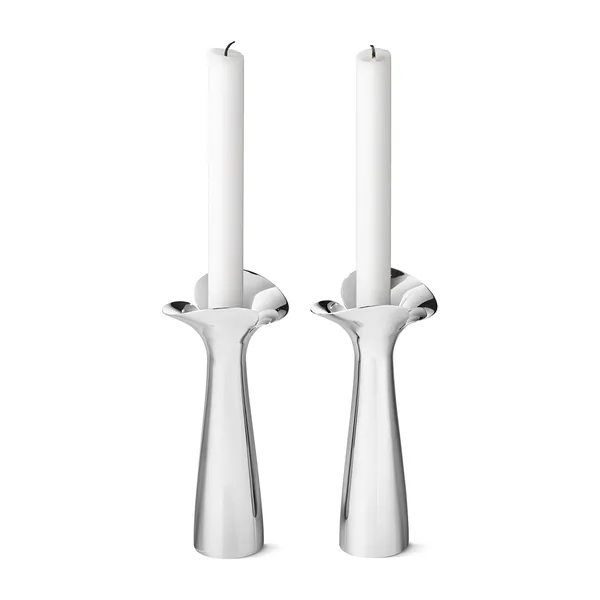 Bloom Botanica ljusstake 2-pack, Rostfritt stål