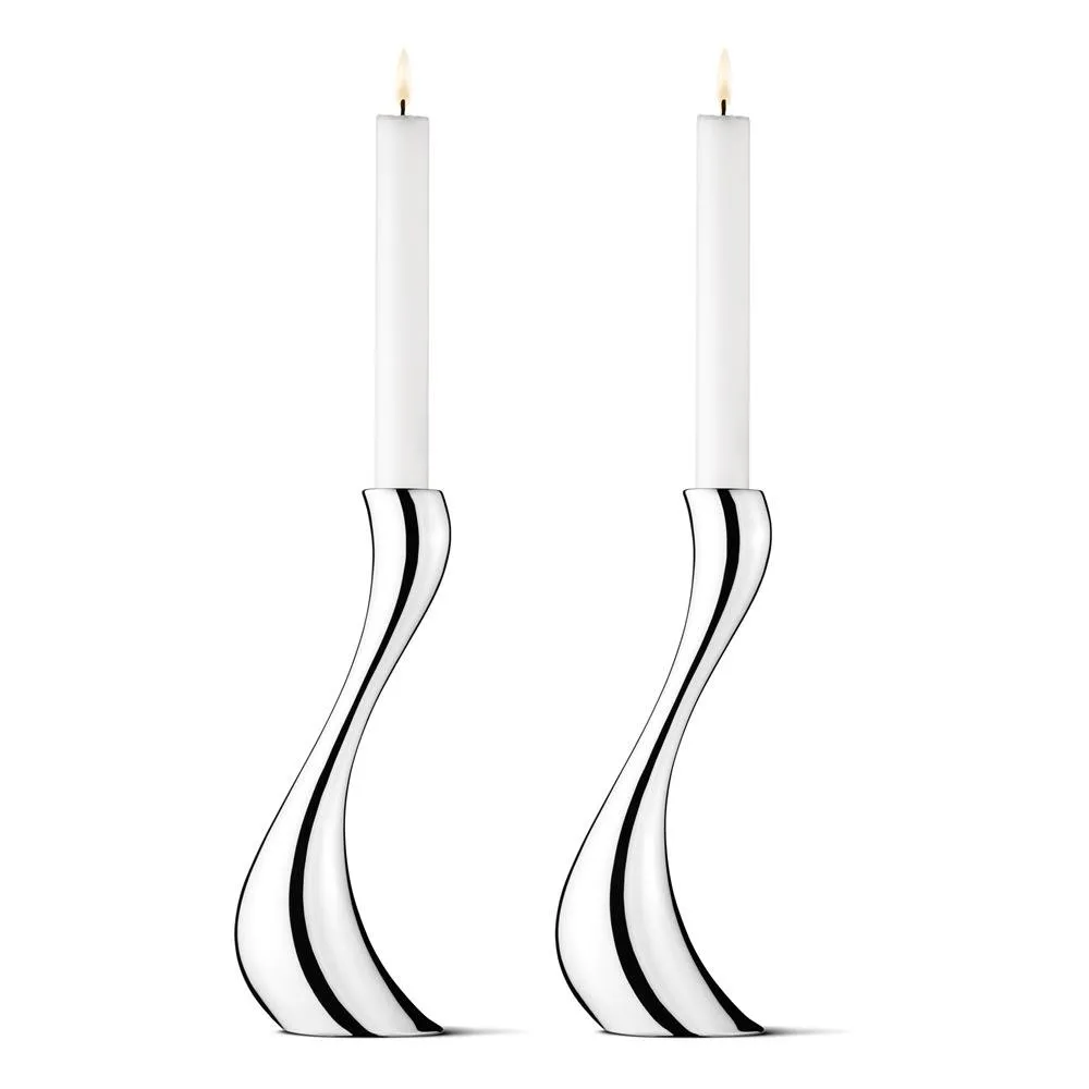 Georg Jensen Bougeoir Cobra, lot de 2 grand,