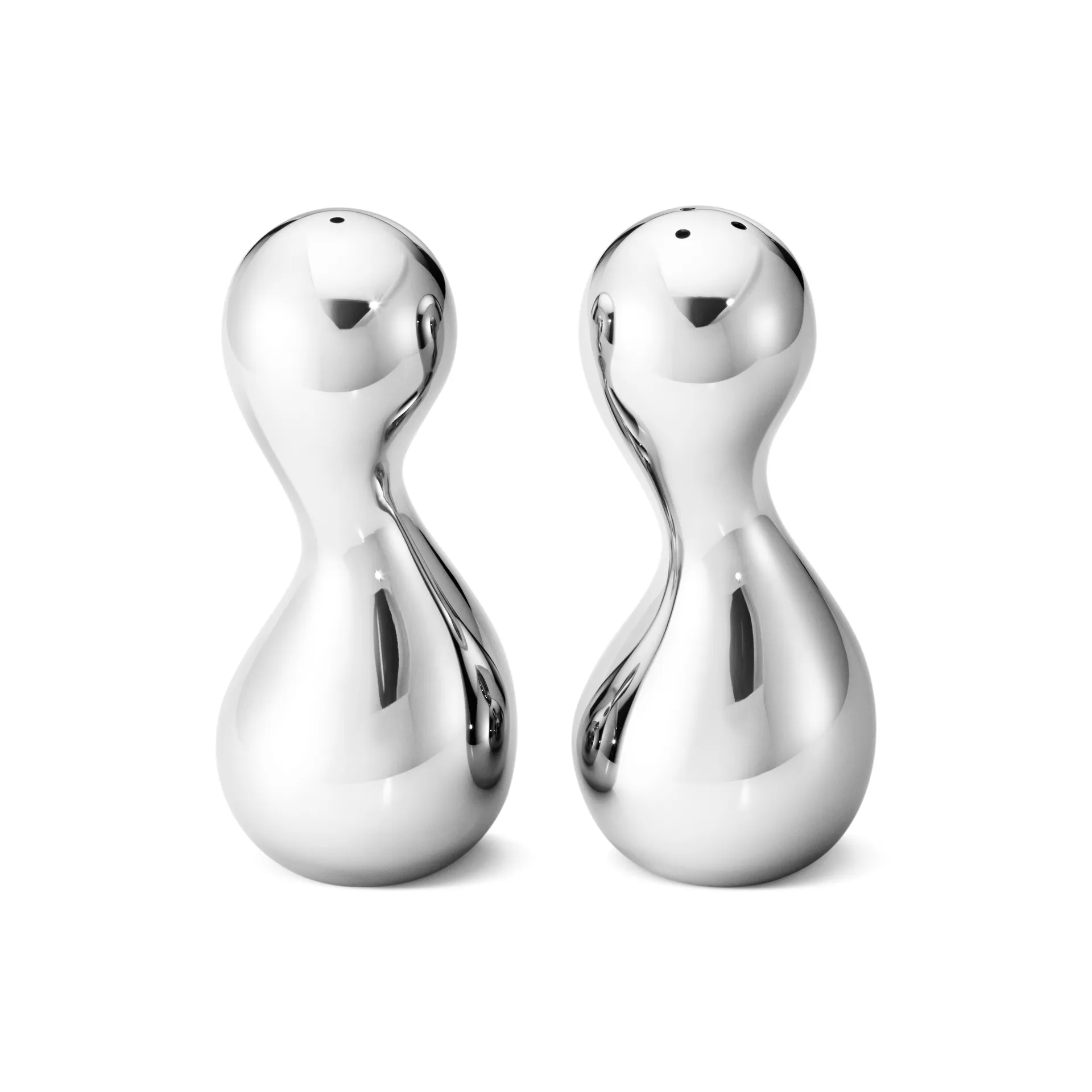 Georg Jensen Cobra salt- og peberkar Rustfrit stål