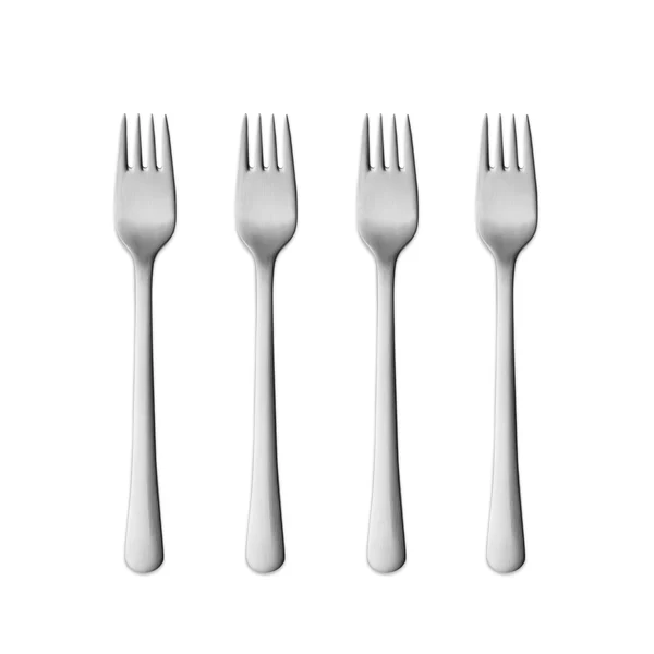 Copenhagen matt tårtgaffel, 4-pack