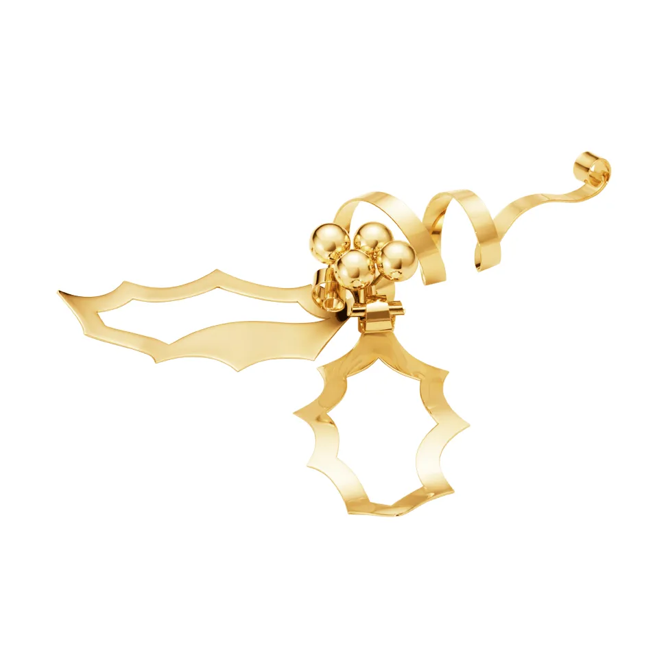 Georg Jensen décoration de table de Noël 2026 Or, taille M