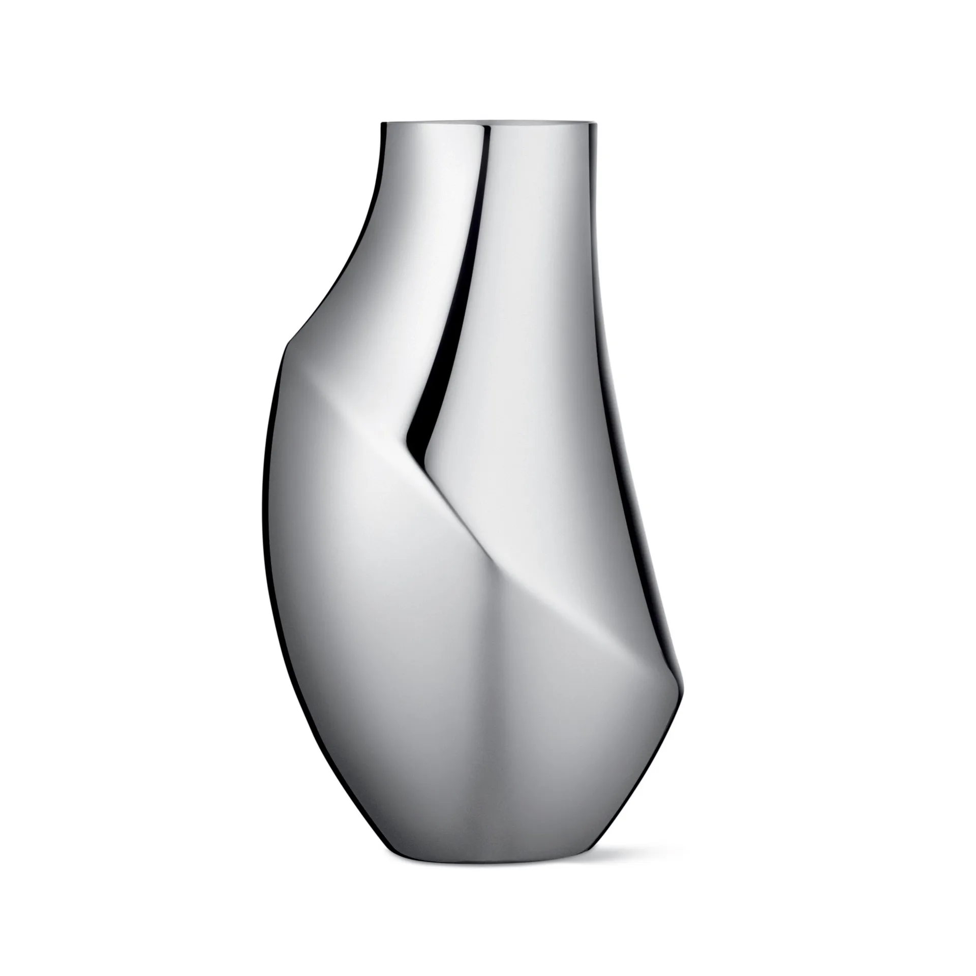Georg Jensen - Georg Jensen Flora vase i stål, lille