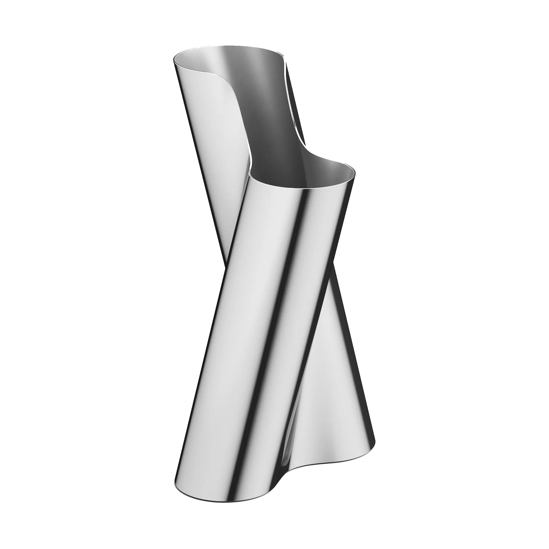 Georg Jensen Lituus vase large 34,2 cm Rustfrit stål