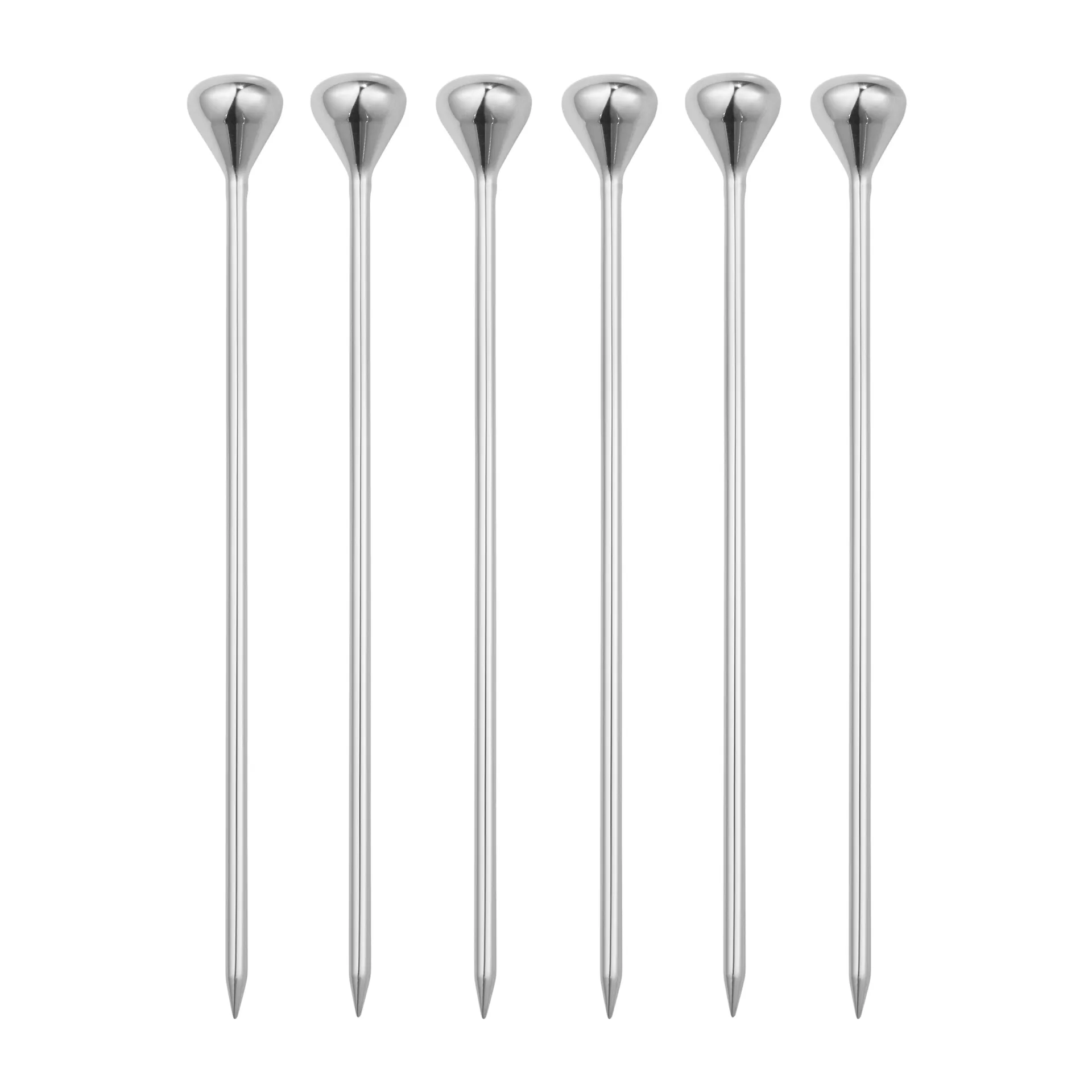 Georg Jensen Pique pour amuse-bouche Sky Lot de 6 Acier inoxydable