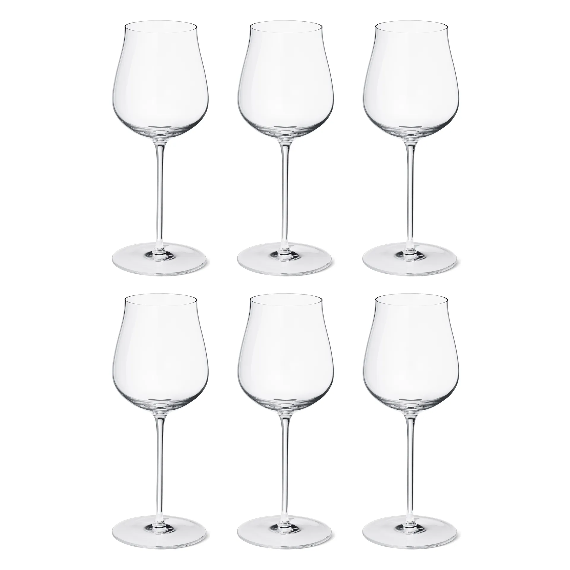 Georg Jensen Sky hvidvinsglas 35 cl 6-pak Krystallinsk