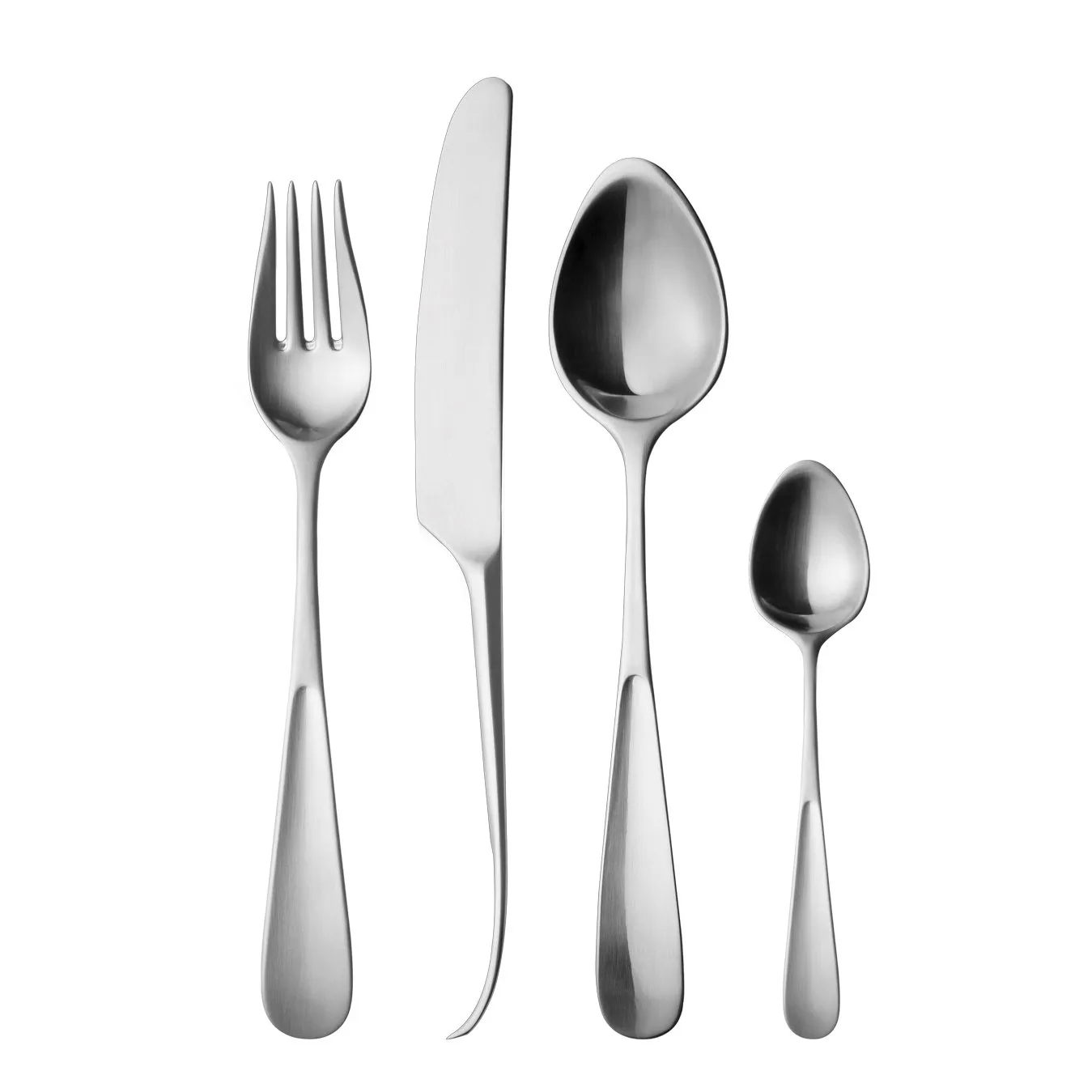 Georg Jensen - Georg Jensen Viviana bestiksæt 4 dele i stål, mat