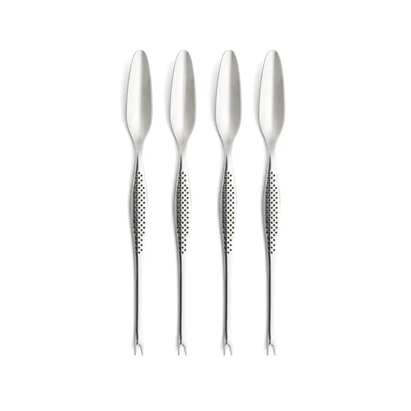 Classic skaldjursbestick, Rostfritt stål, 4-pack