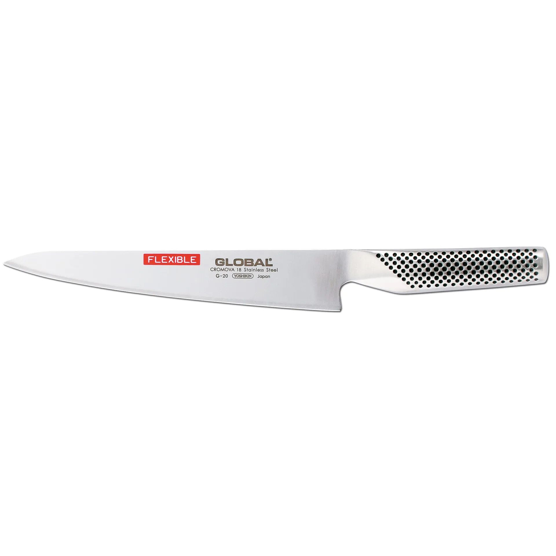 Global Global G-20 bred fil&eacute;kniv 21 cm flexibel Rostfritt st&aring;l
