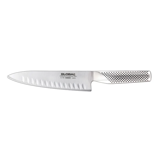 Global G-78 kockkniv olivslipad 18 cm, Rostfritt stål