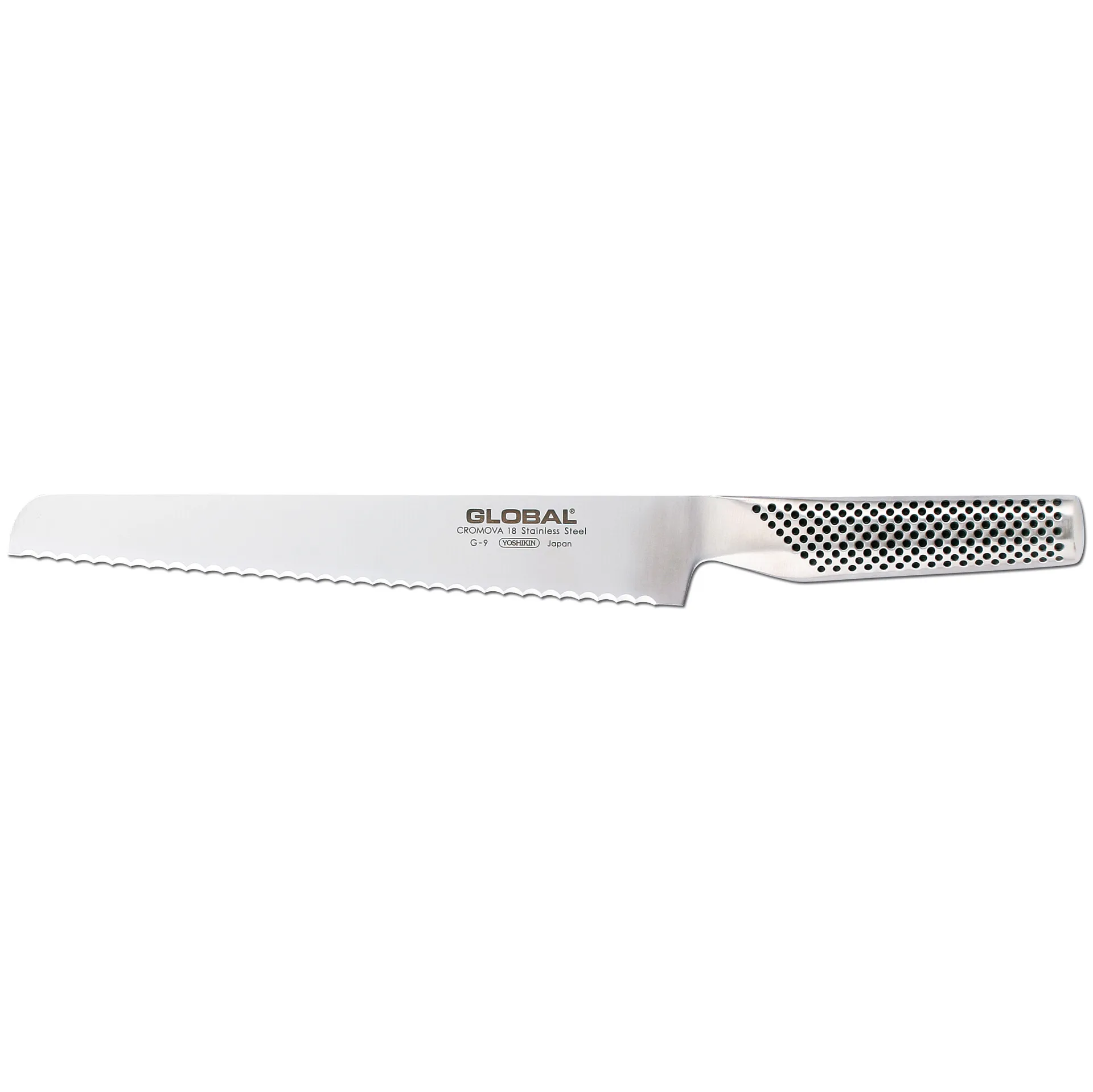 Global Global G-9R br&ouml;dkniv 22 cm tandad Rostfritt st&aring;l