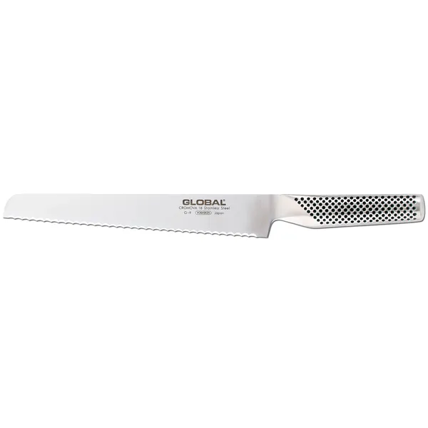 Global G-9R brödkniv 22 cm tandad, Rostfritt stål