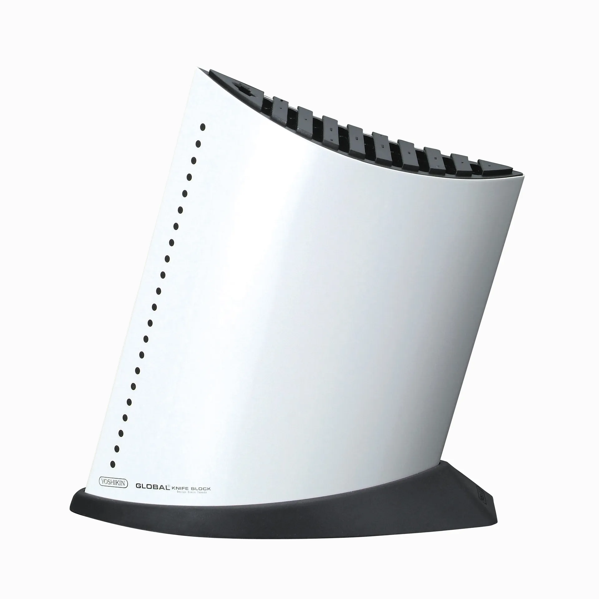 Global Knivblok - 9+1 pladser, max 28 cm - Hvid