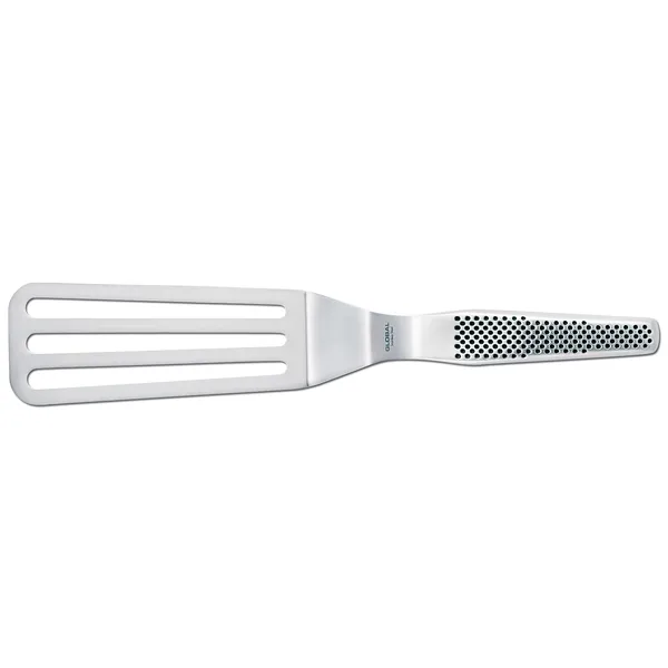 Global GS-26 stekspade perforerad 27 cm, Rostfritt stål