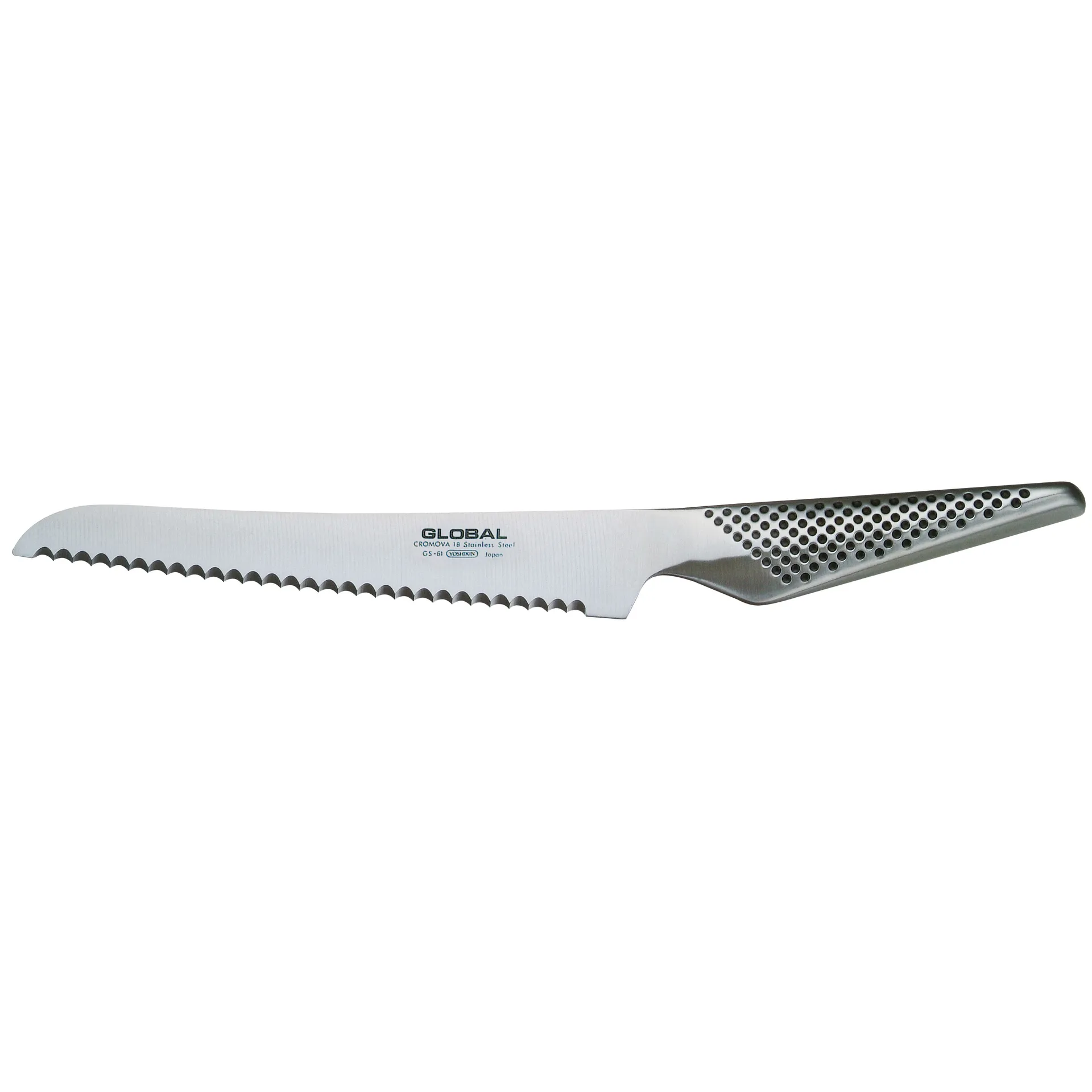Global Global GS-61R br&ouml;dkniv 16 cm tandad rostfritt st&aring;l