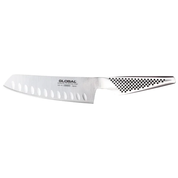 Global GS-91 grönsakskniv olivslipad 14 cm, Rostfritt stål