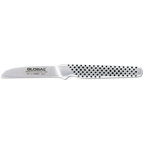 Global GSF-16 skalkniv 6 cm rak, rostfritt stål