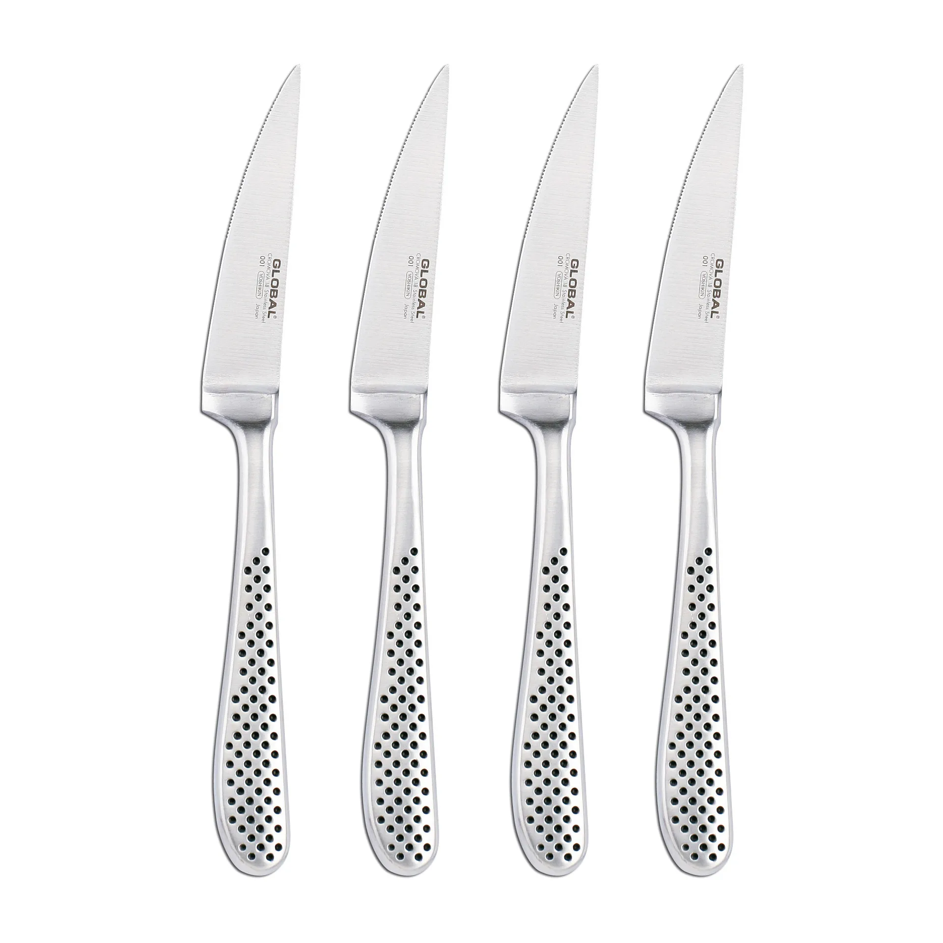 Global Global GTF-4001 Stekkniv smidd 4-pack rostfritt st&aring;l