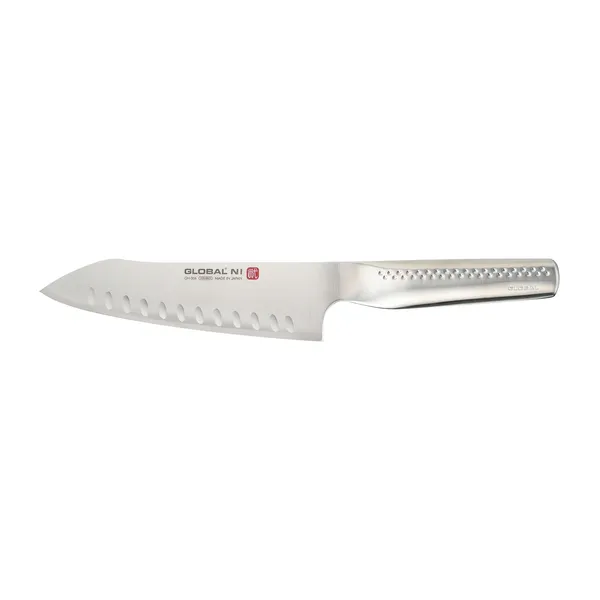 Global NI GN-006 Grönsakshacka Oriental olivslipad, Rostfritt stål, 18 cm