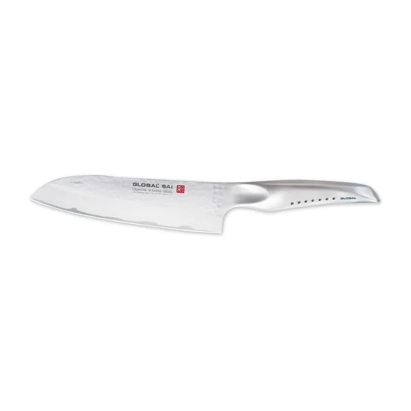Global SAI-03 Santokukniv 19 cm, Rostfritt stål
