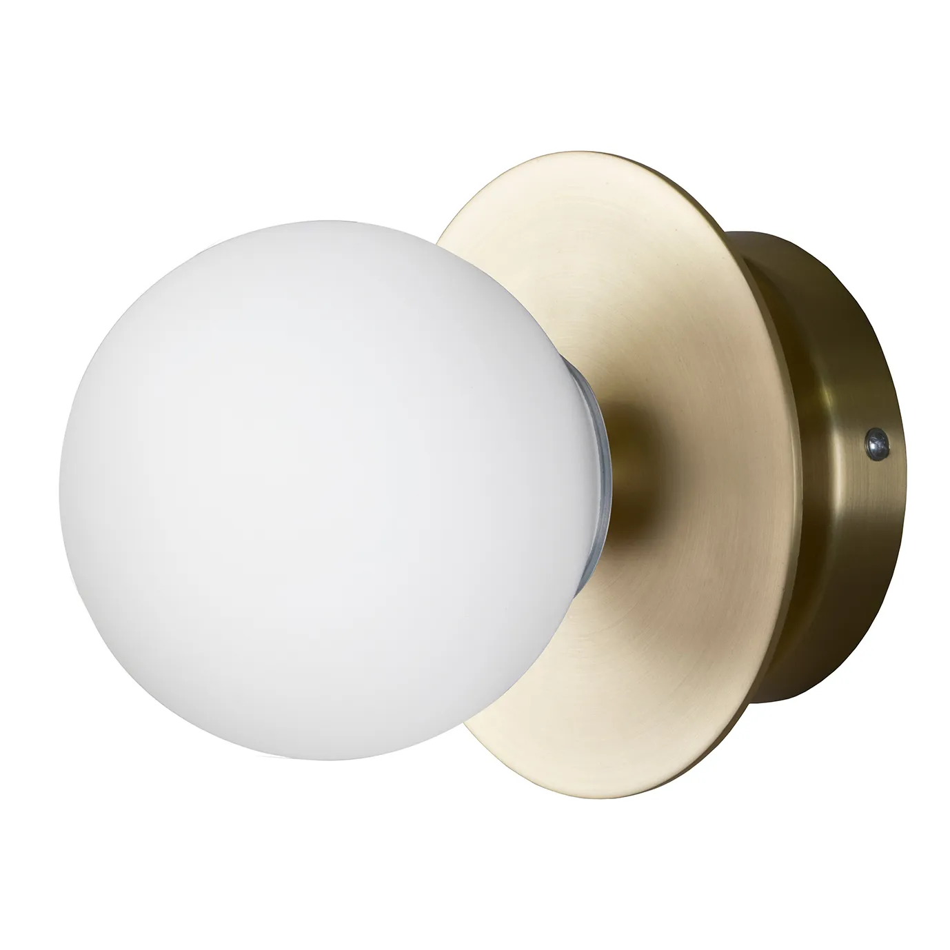 Art Deco væg-/loftlampe, IP44, messing - Globen Lighting - Stue - Design - Metal - Med én lyskilde