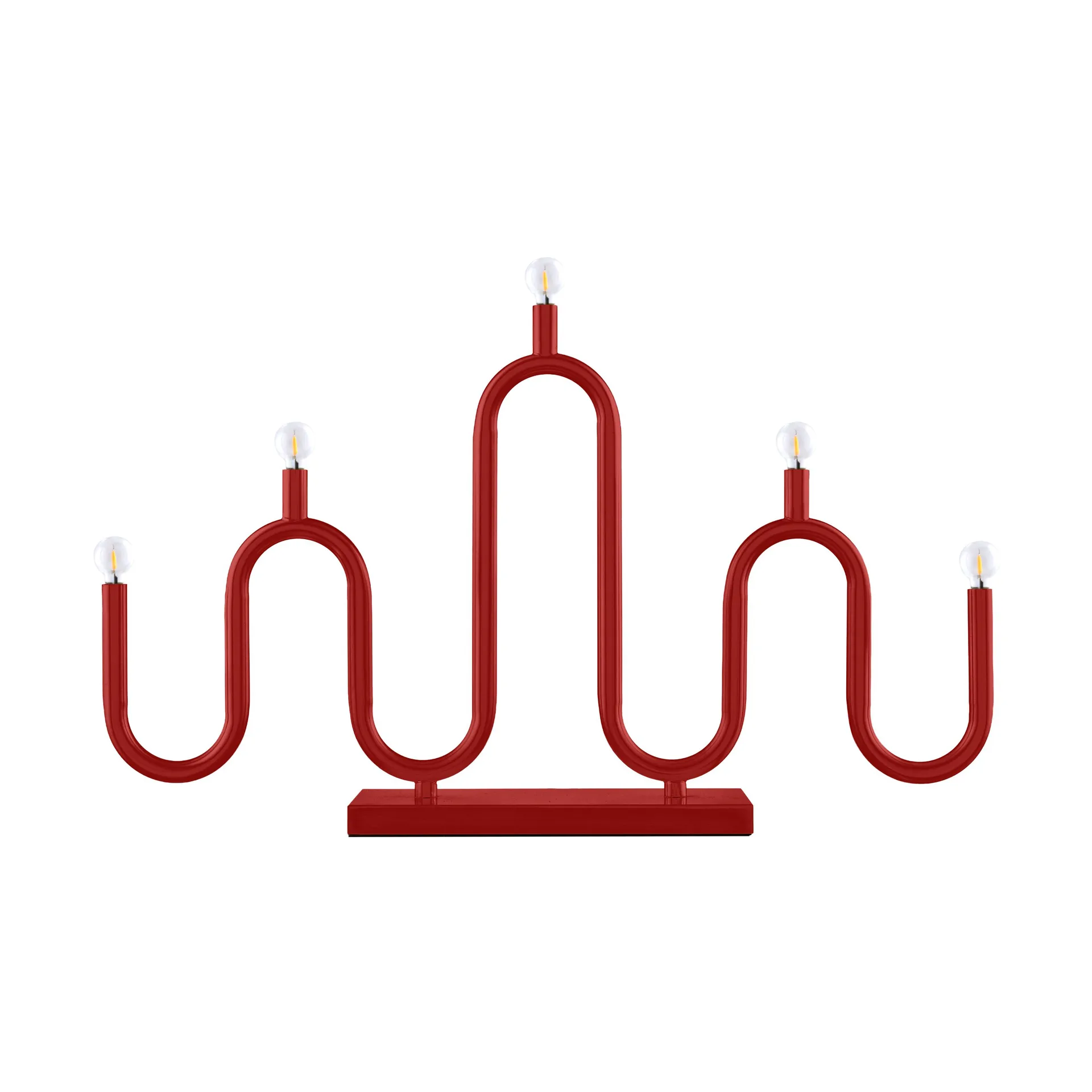 Globen Lighting Bougeoir de l'Avent Noel 5 Rouge