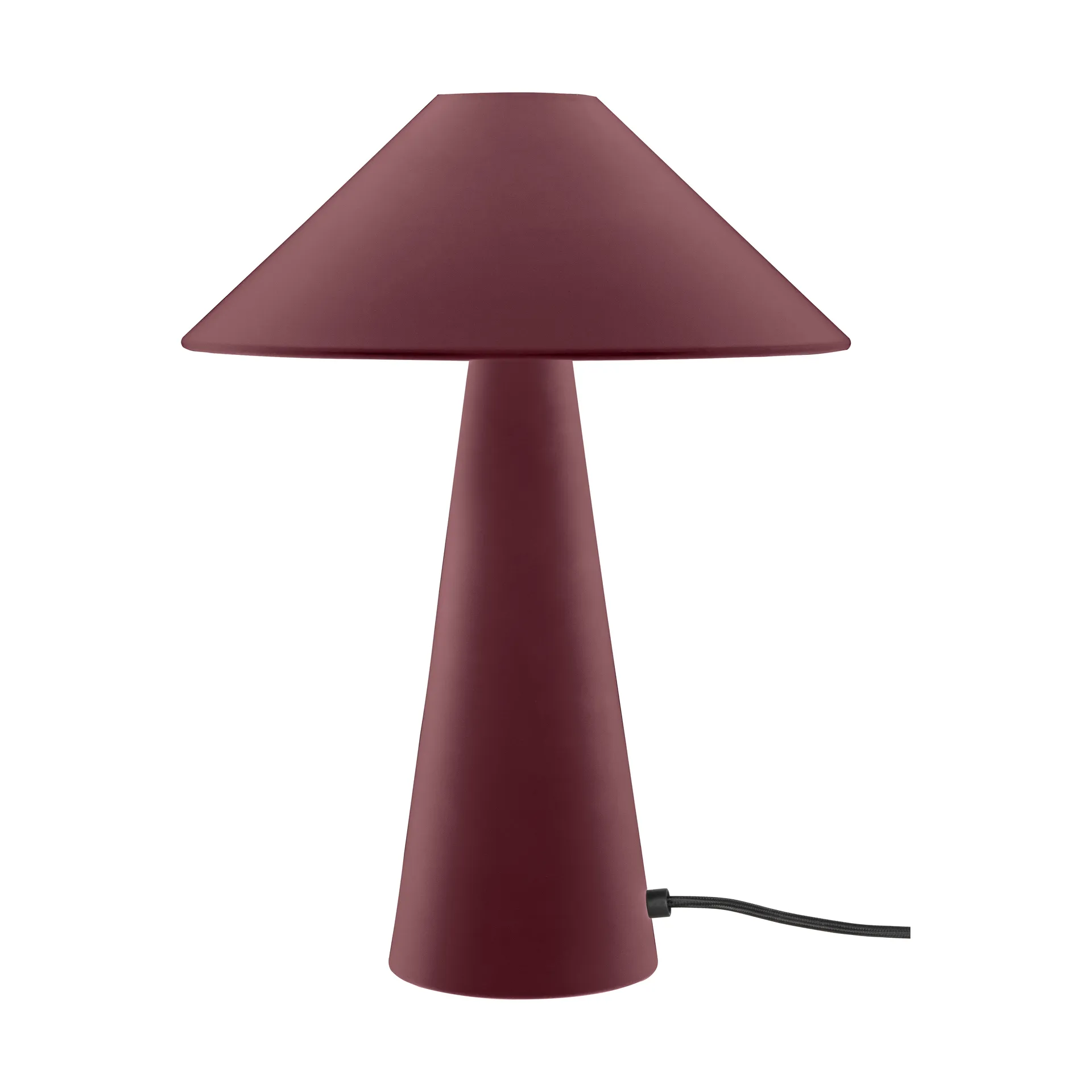 Cannes bordlampe rød metal højde 40 cm - Globen Lighting - Stue - Design - Med én lyskilde