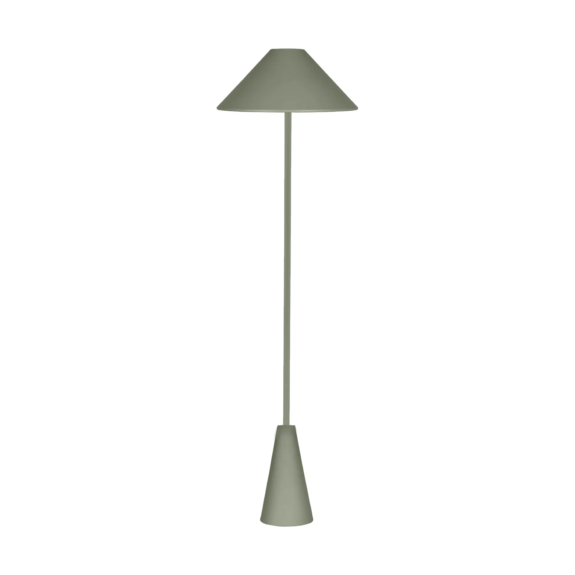 Cannes gulvlampe grøn metal 140 cm - Globen Lighting - Stue - Design - Med én lyskilde