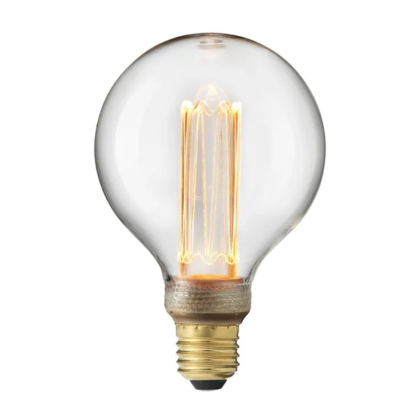 E27 LED laser filament glob dimbar, 9,5 cm, E27