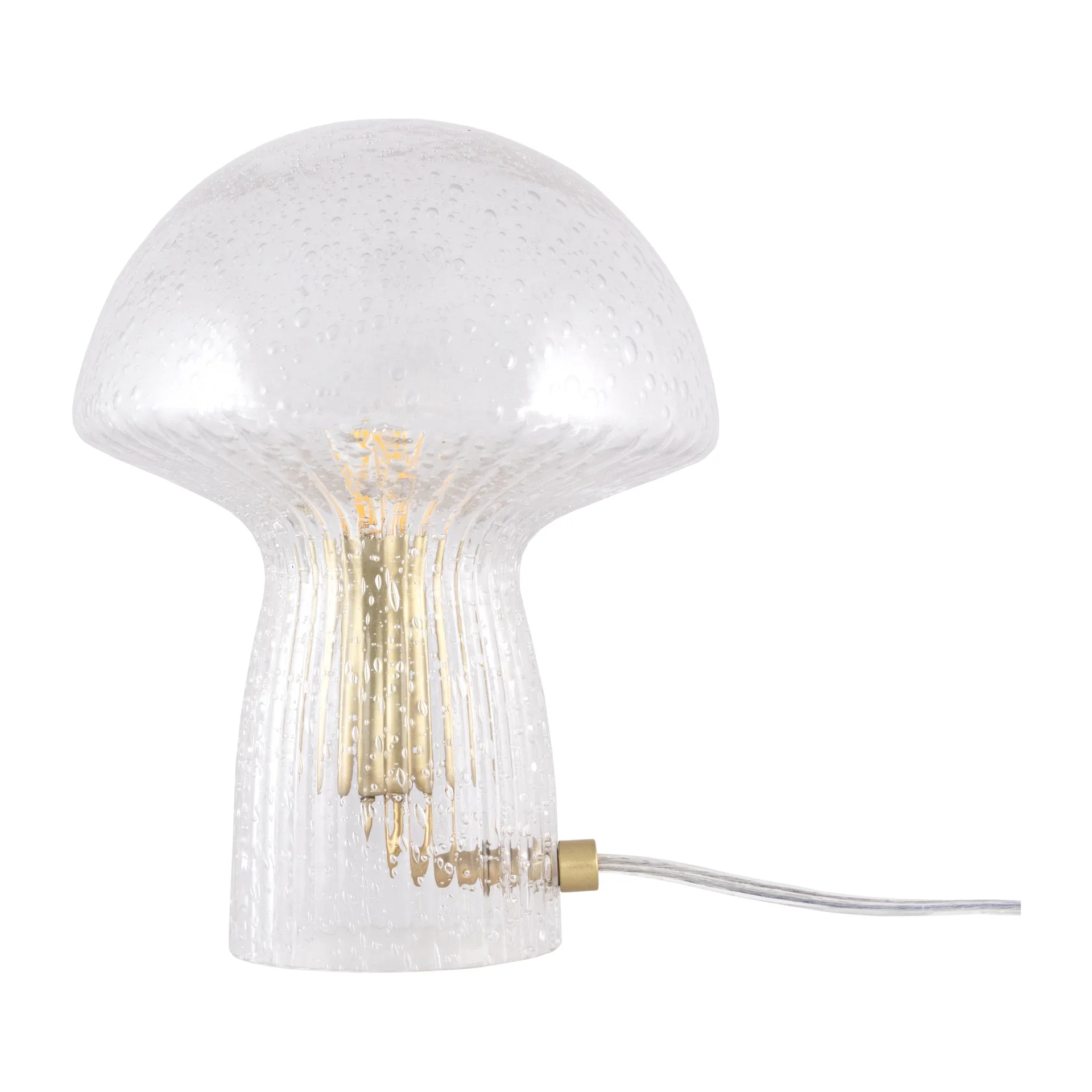 Fungo 16 bordlampe, klar, 20 cm - Globen Lighting - Stue - Glas