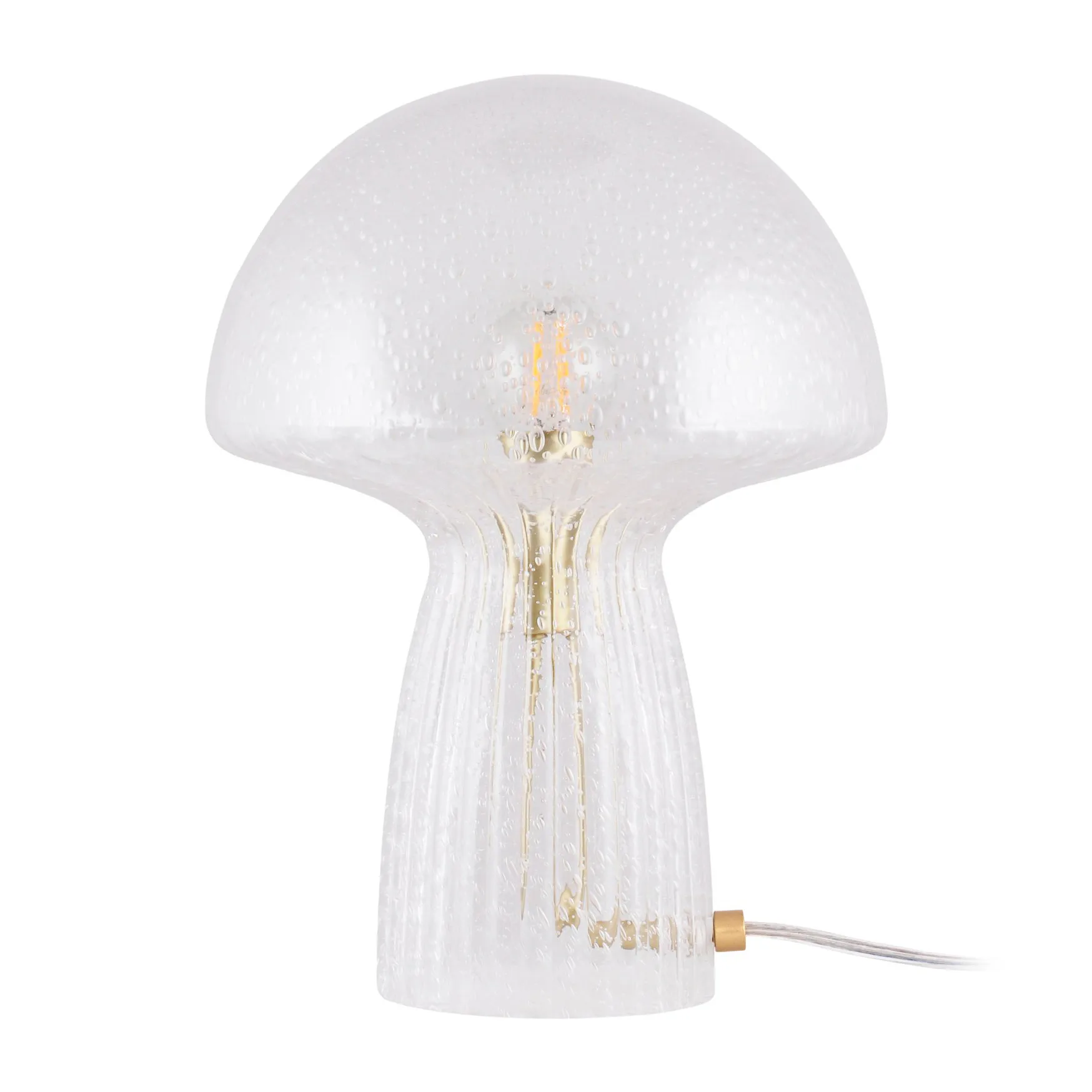 Fungo 22 bordlampe, opal/klar, 30 cm - Globen Lighting - Stue - Glas