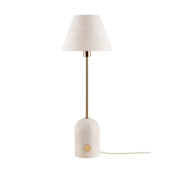 Gino 20 bordslampa, Travertin