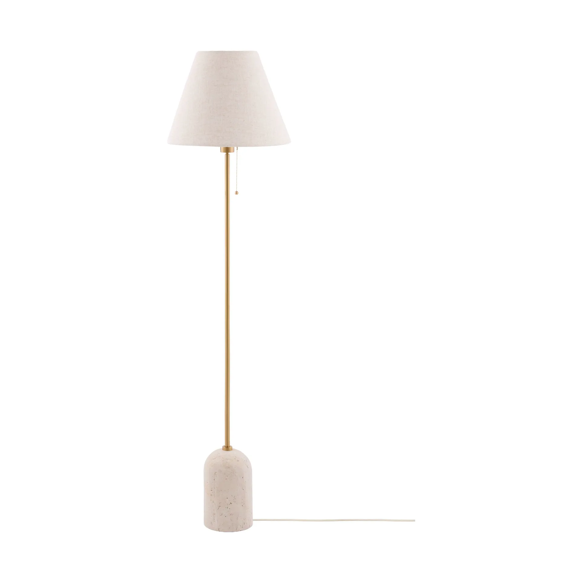 Globen Lighting Gino gulvlampe Beige travertin