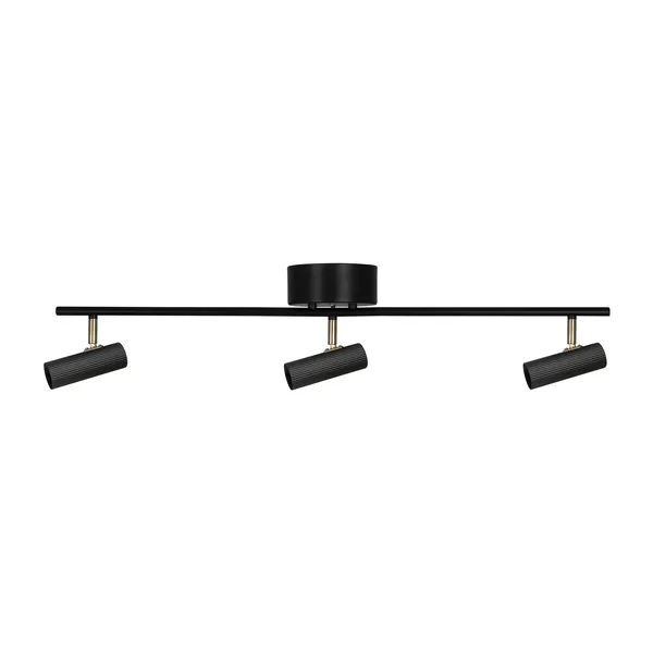 Hubble 3 Long plafond, Svart-mässing