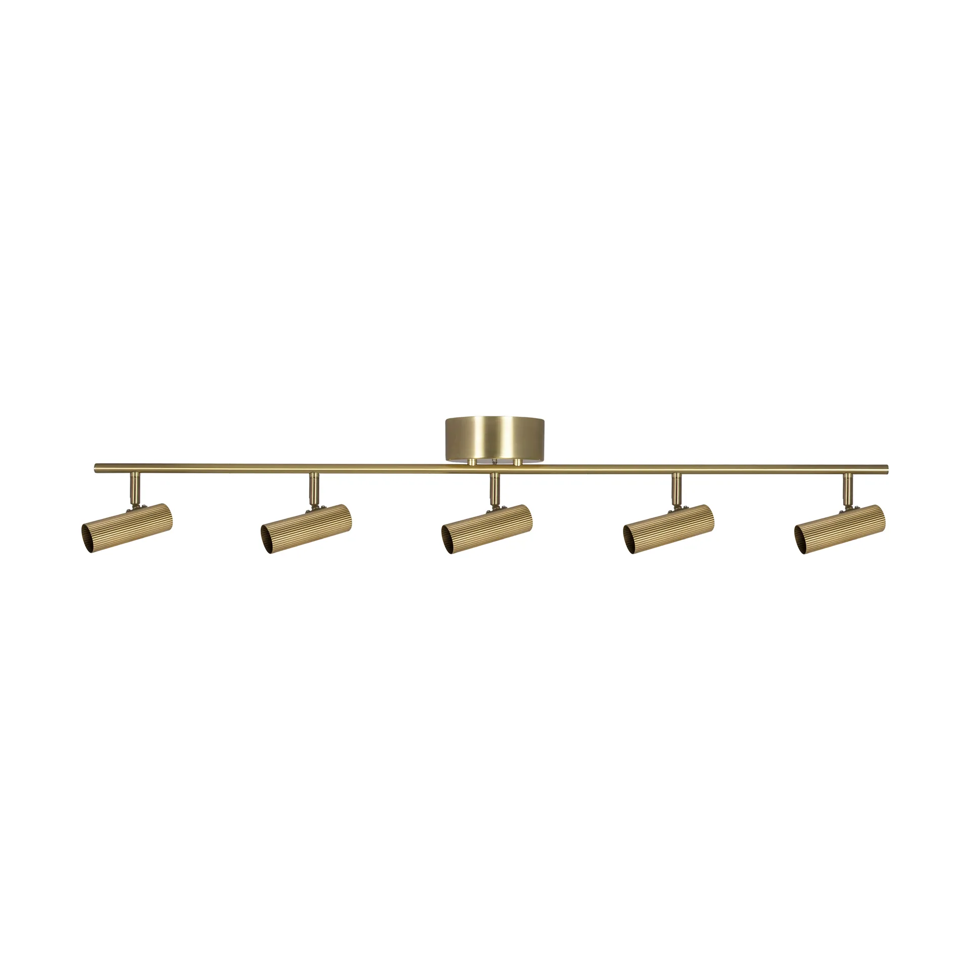 Hubble 5 Loftlampe Long Brushed Brass - Globen Lighting - Stue - Metal