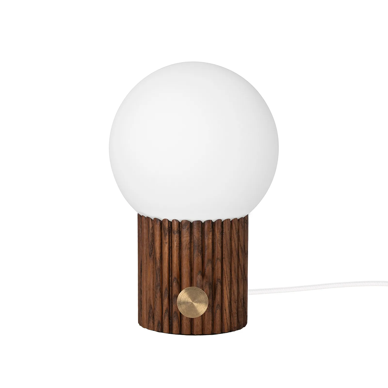 Hubble 15 Bordlampe Walnut - Globen Lighting - Soveværelse - Glas