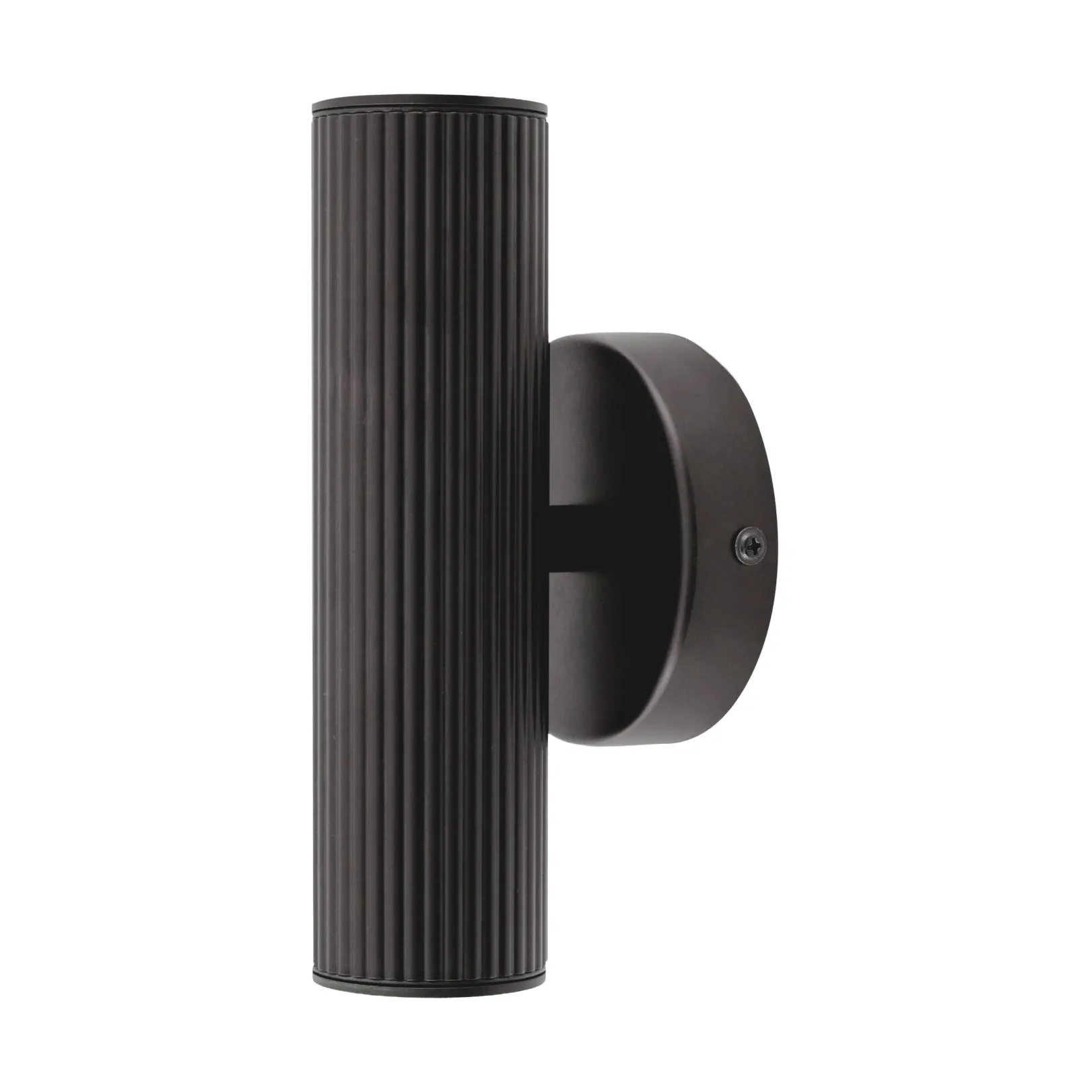 Hubble væglampe, sort, højde 21 cm IP44 - Globen Lighting - Terrasse - Aluminium - Med flere lyskilder