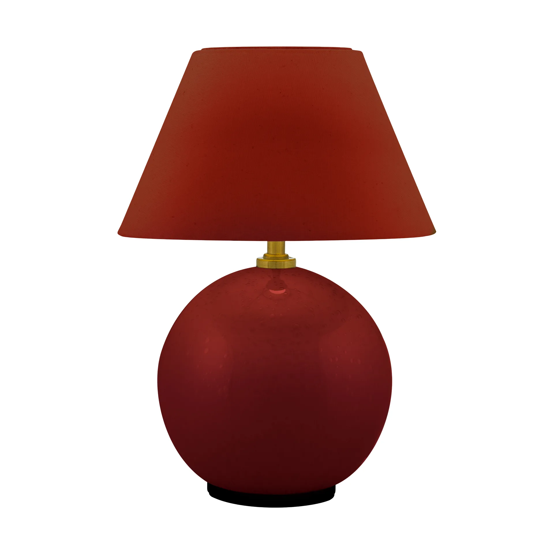 Iris Portable bordlampe, rød, 23 cm, G4 – Globen Lighting - Stue - Design - Stof / tekstil - Med én lyskilde