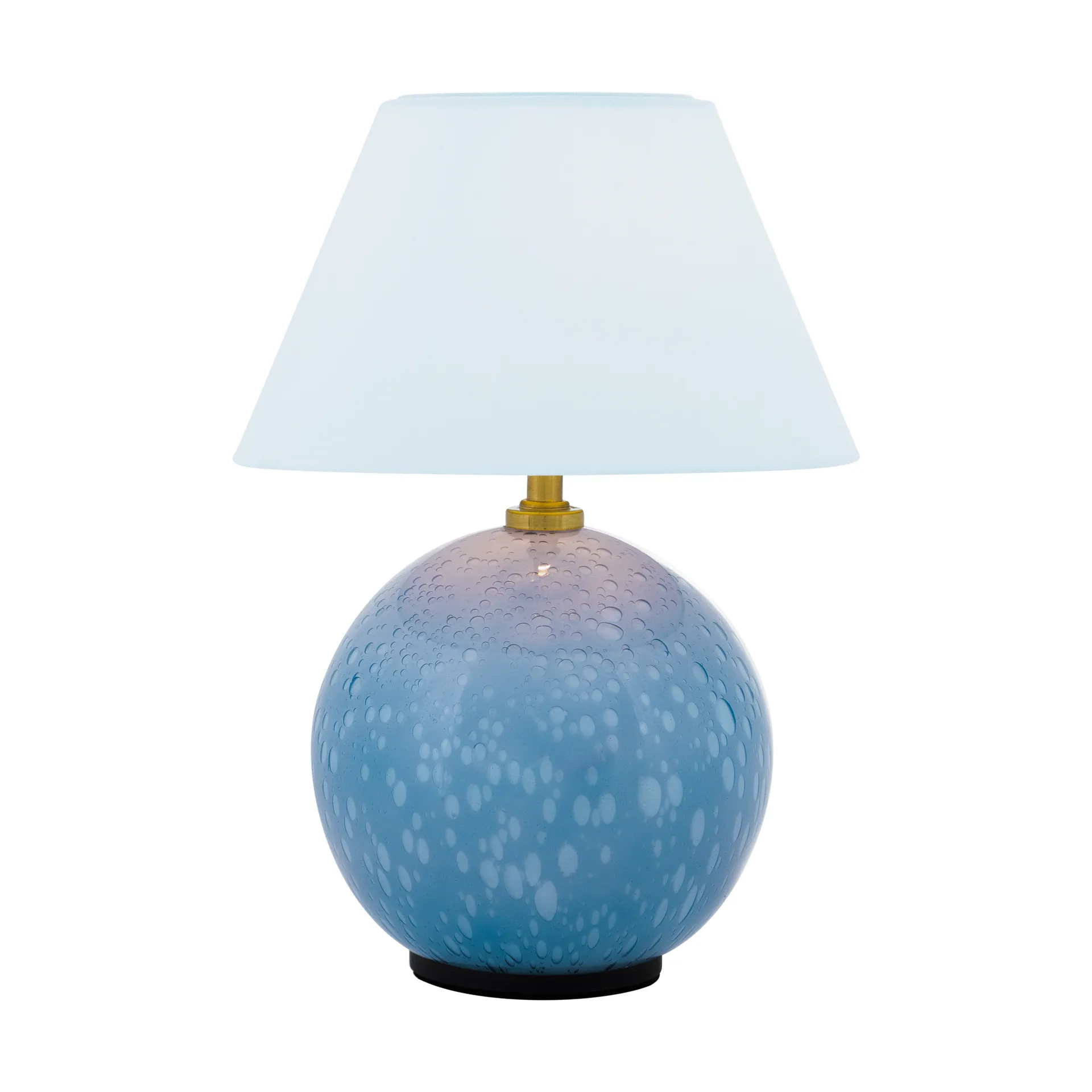 Iris Portable bordlampe, blå, 23 cm, G4 – Globen Lighting - Stue - Vintage - Glas - Med én lyskilde