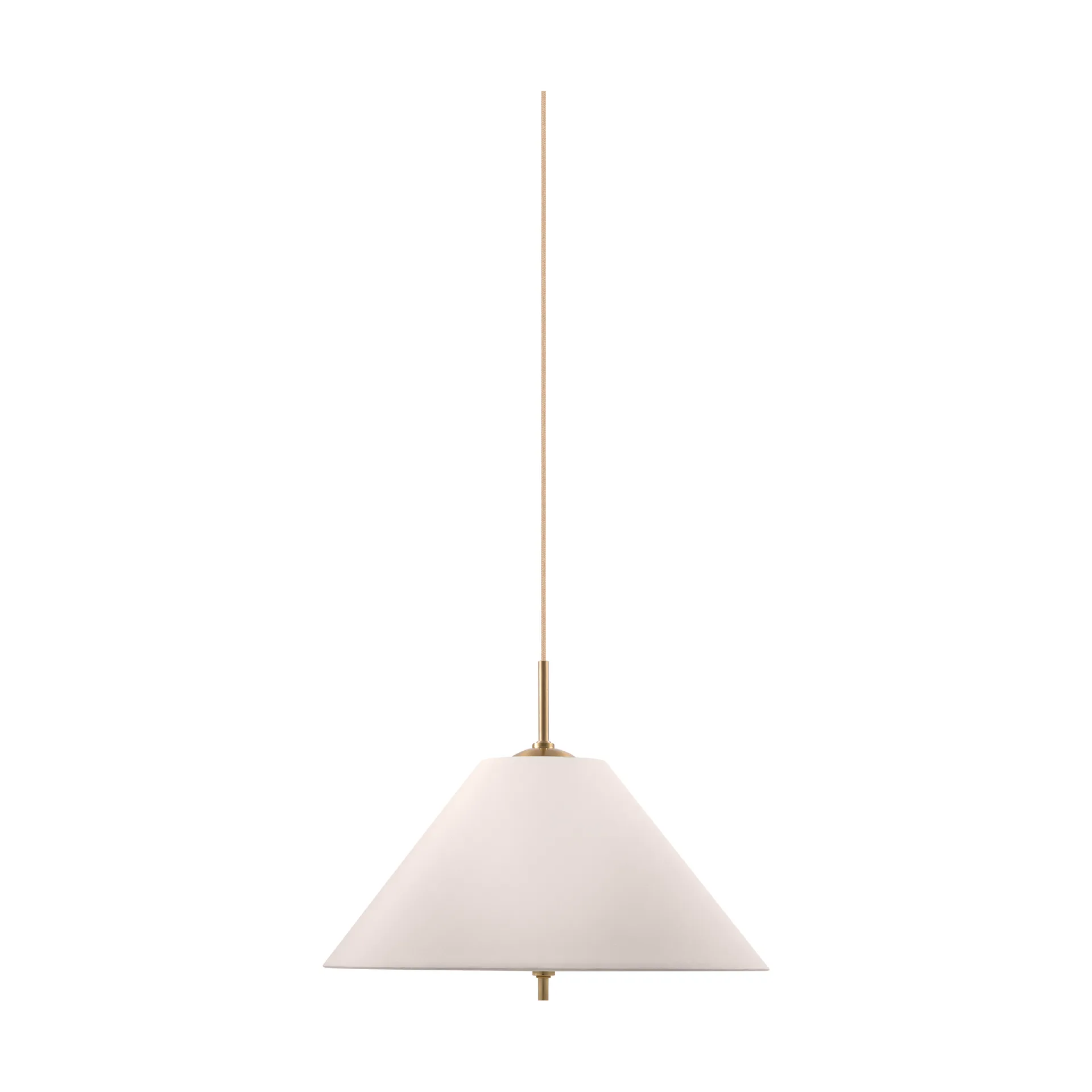Iris 25 pendellampe Cream - Globen Lighting - Stue - Vintage - Stof / tekstil - Med én lyskilde
