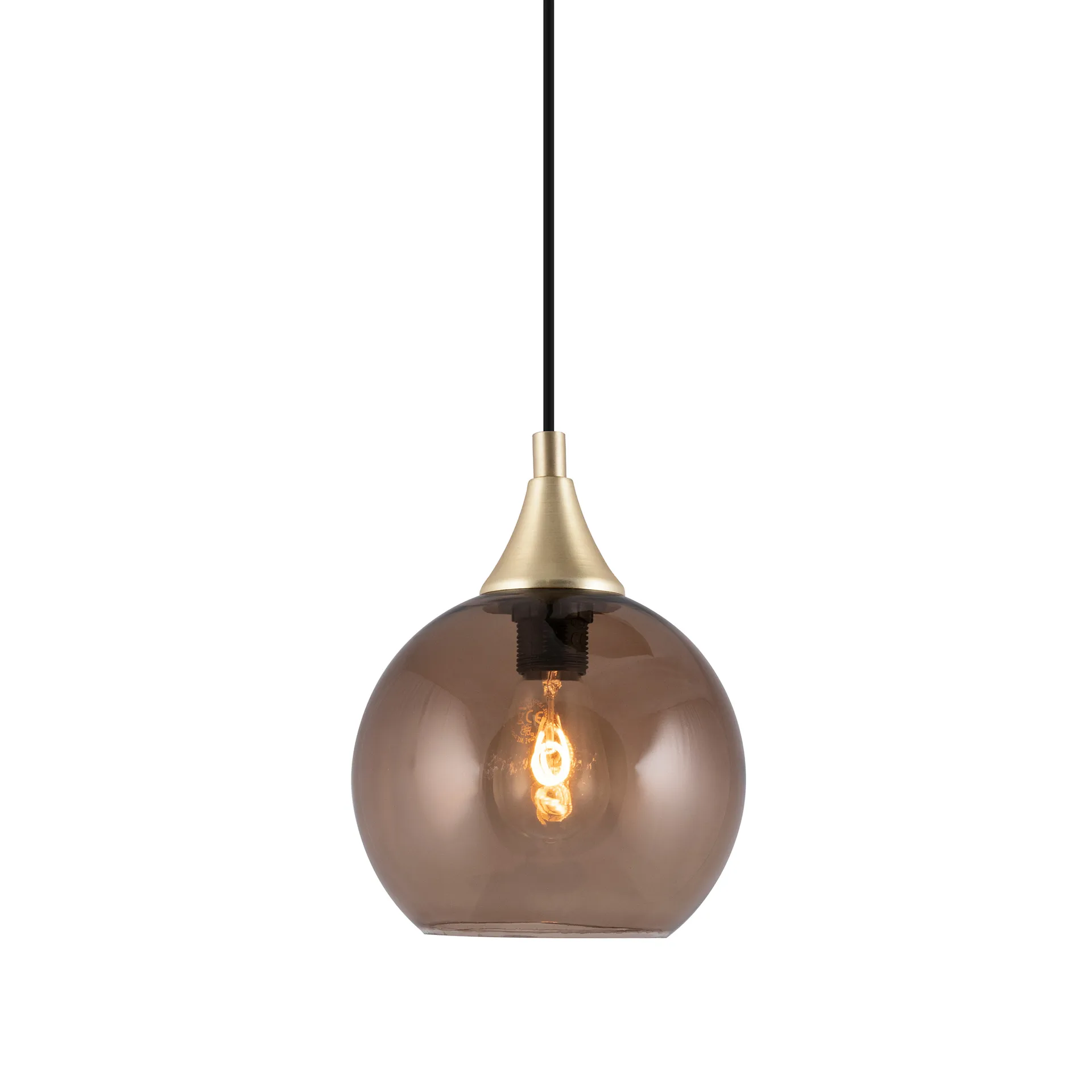 Globen Lighting Lampe à suspension Bowl mini Marron