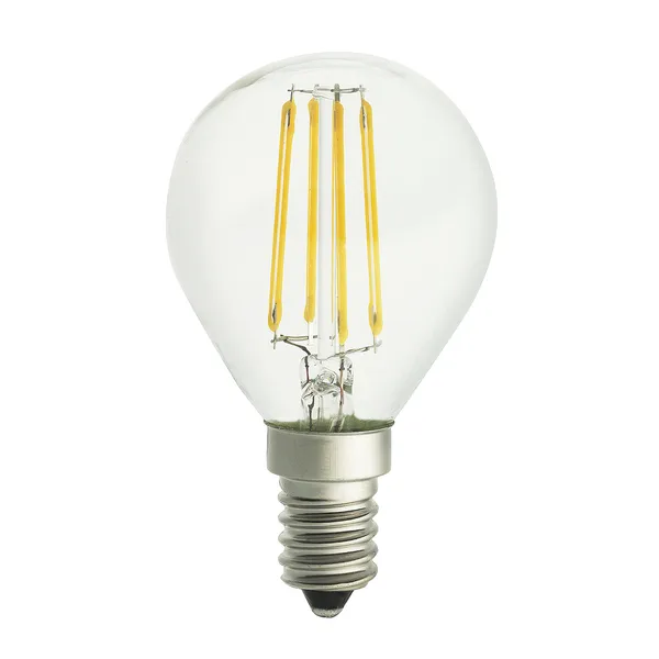 Ljuskälla E14 LED klot, Klar