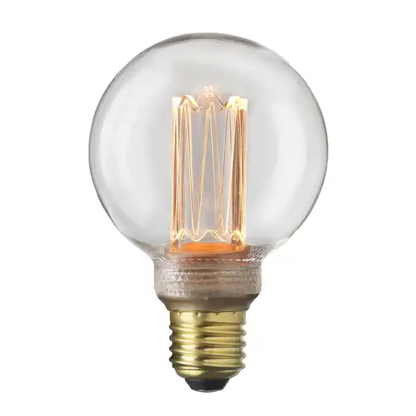 Ljuskälla E27 Laser LED filament glob, Klar
