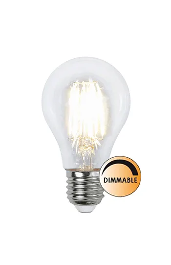 Ljuskälla LED filament 7 W dimbar E27 Normal, Klar