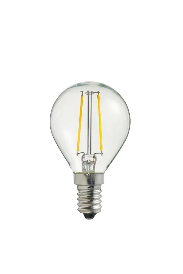 Ljuskälla LED filament Klot E14, Klar