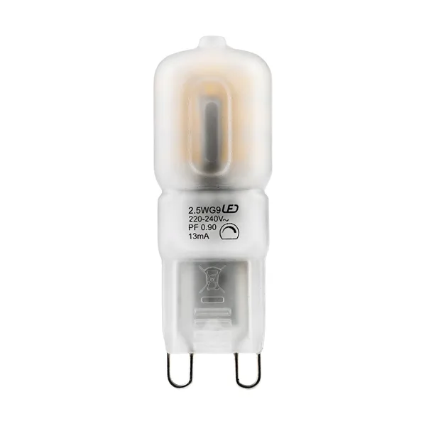 Ljuskälla LED G9, Klar